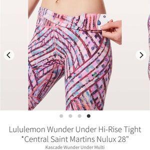 🍋 LULULEMON WUNDER UNDER Leggings